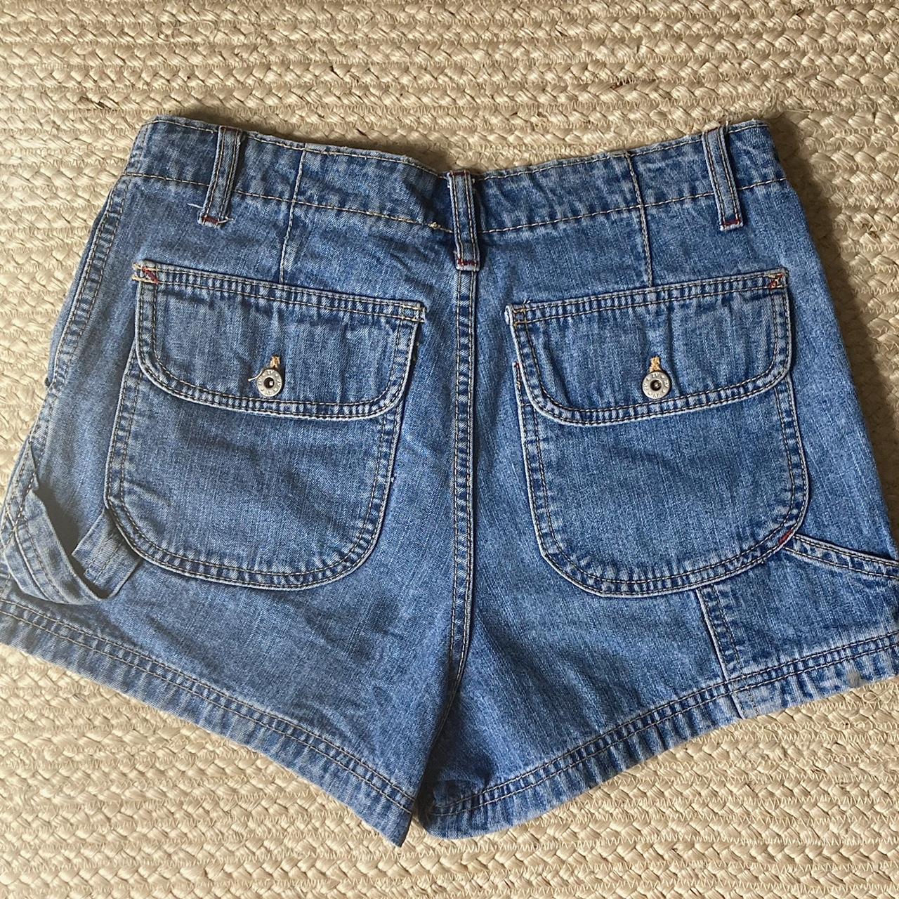 vintage jean shorts brand Arizona Jean Co size... Depop