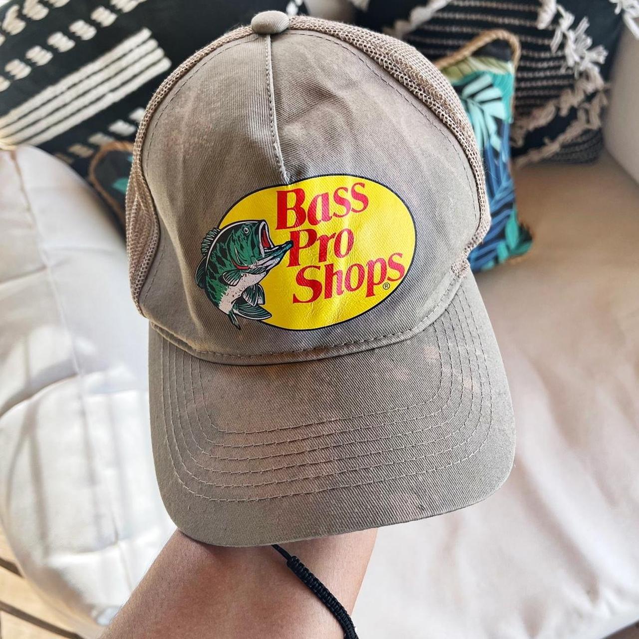Bass Pro Shop Custom Upcycled Bleach Washed Dad Hat