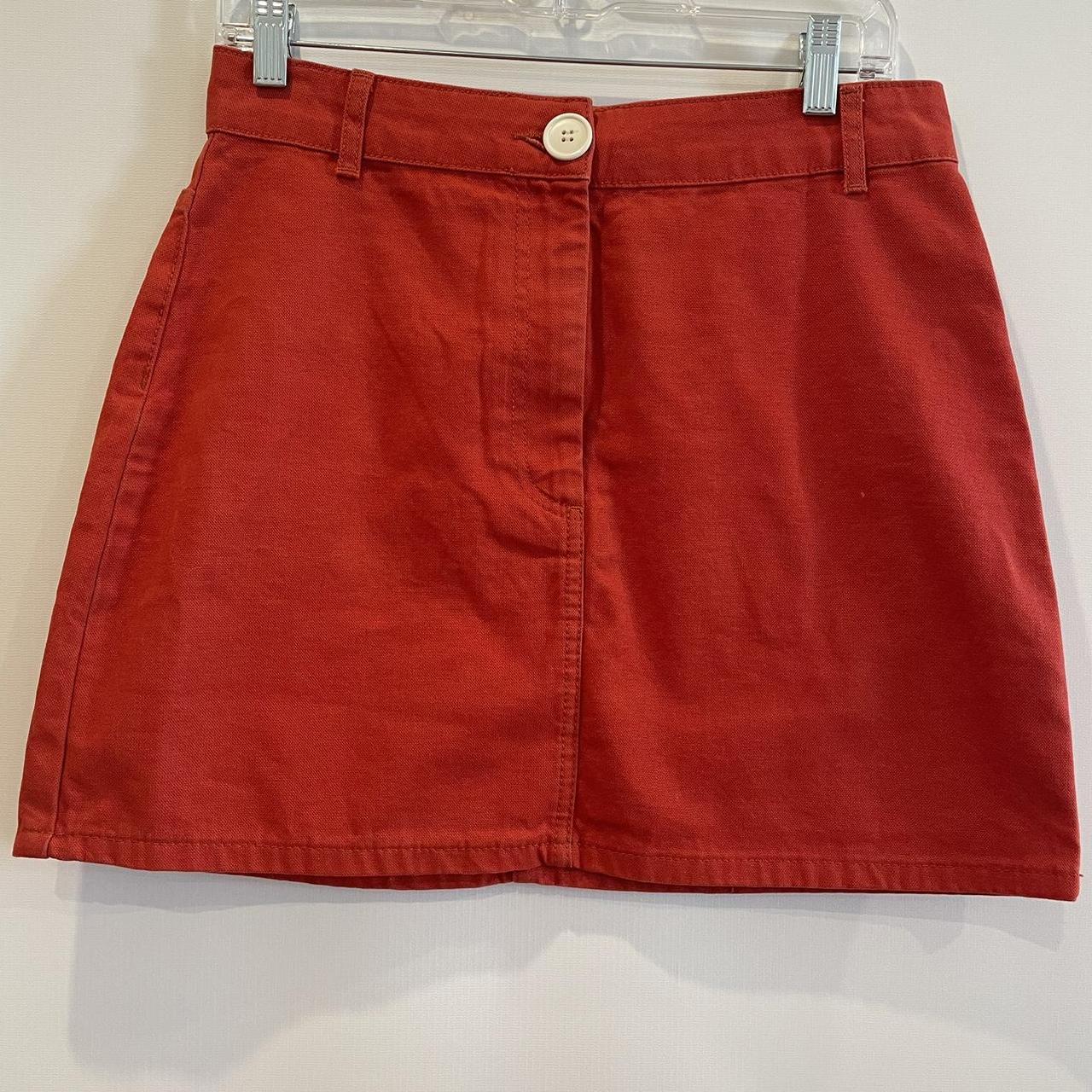 Urban outfitters clearance red mini skirt