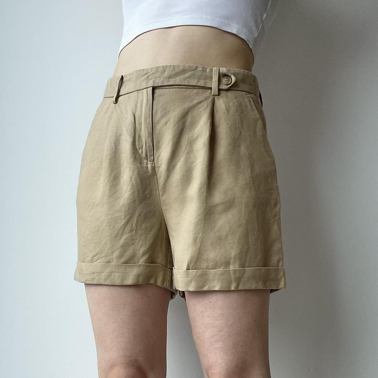Tan high waisted shorts In great vintage condition.... - Depop
