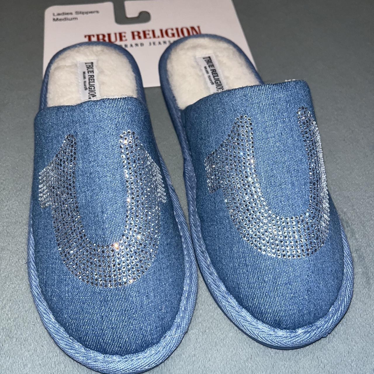 Jeans True Religion Slippers BEAUTIFUL True Religion Rhinestone