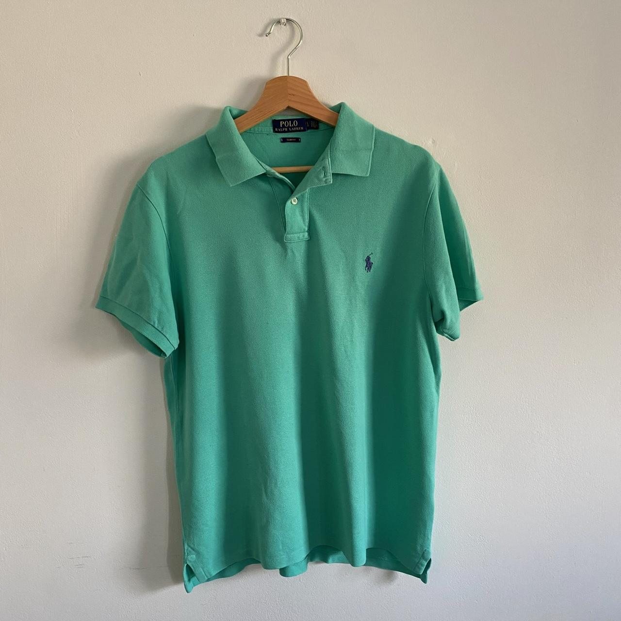 polo ralph lauren miami polo shirt. worn minimal - Depop