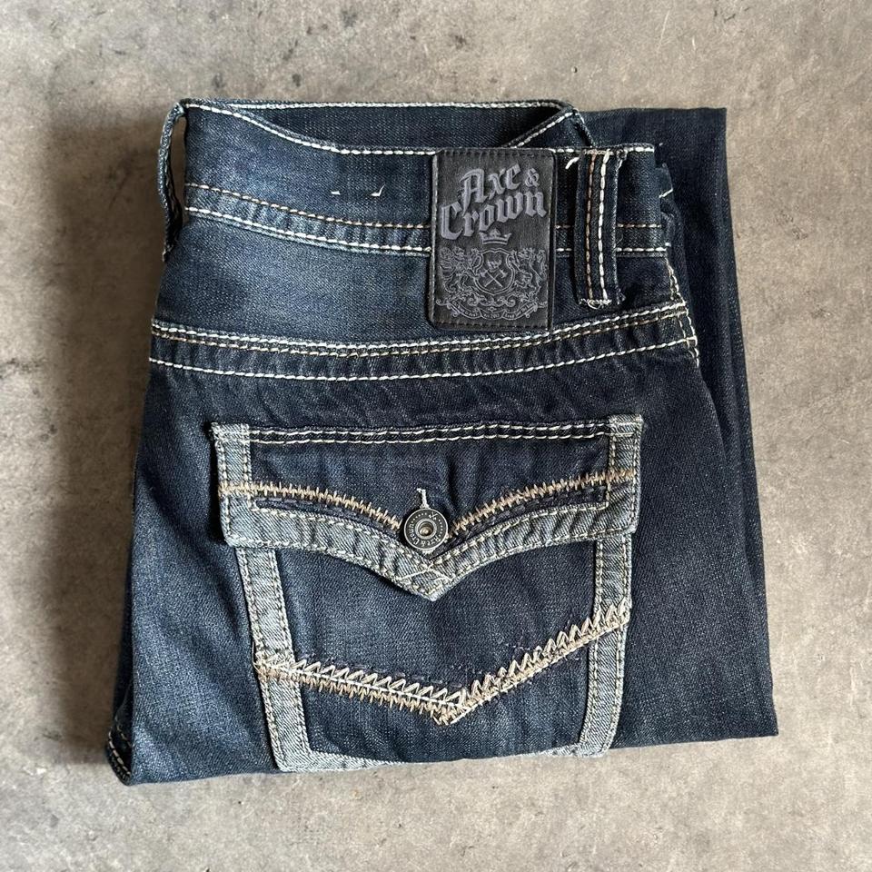 Mens axe store and crown jeans