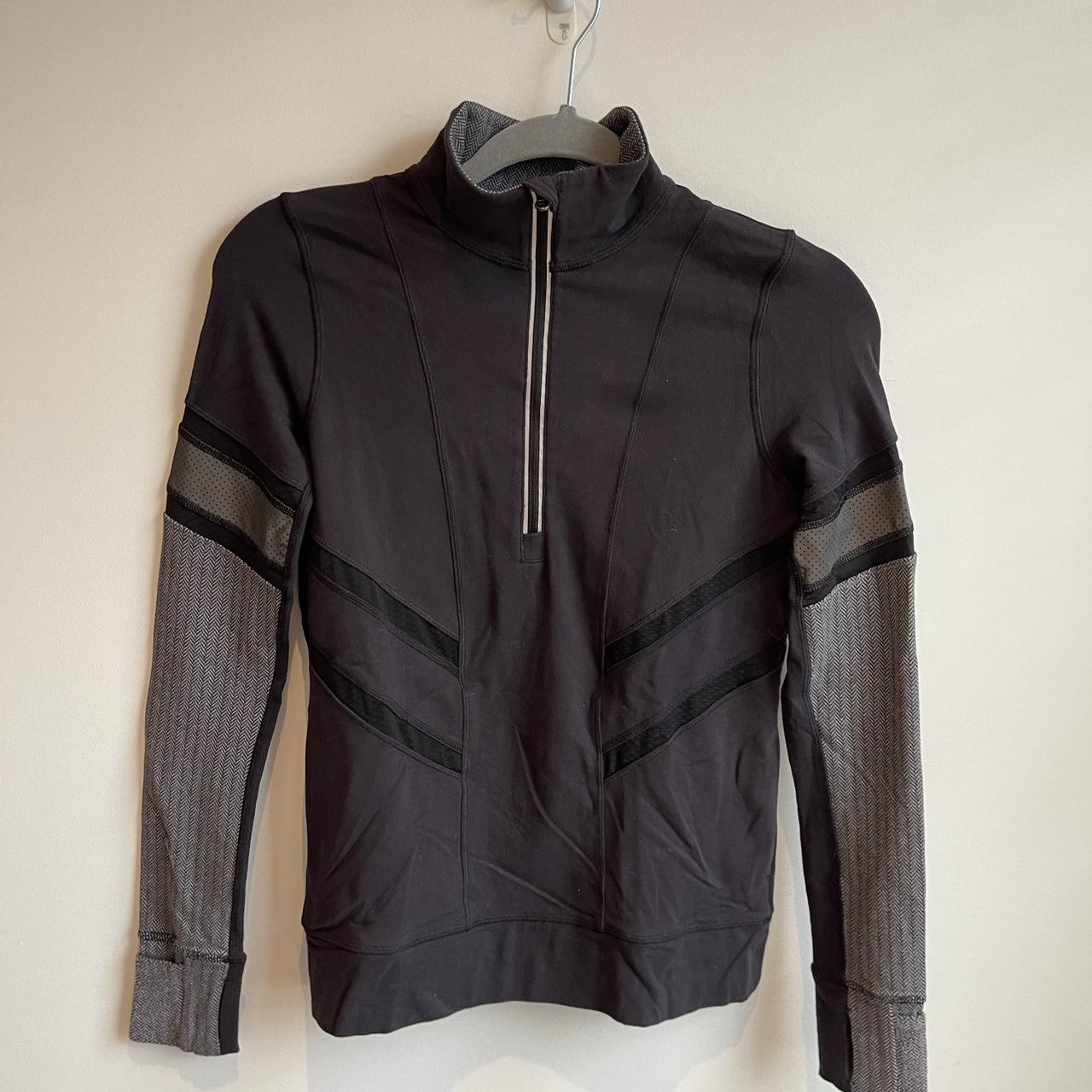 Lululemon Ivivva black athletic quarter zip Thumb - Depop