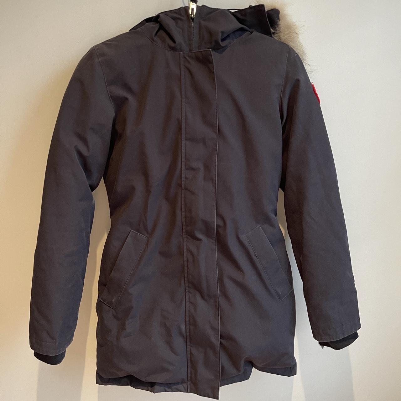 Canada Goose Victoria Parka in navy blue