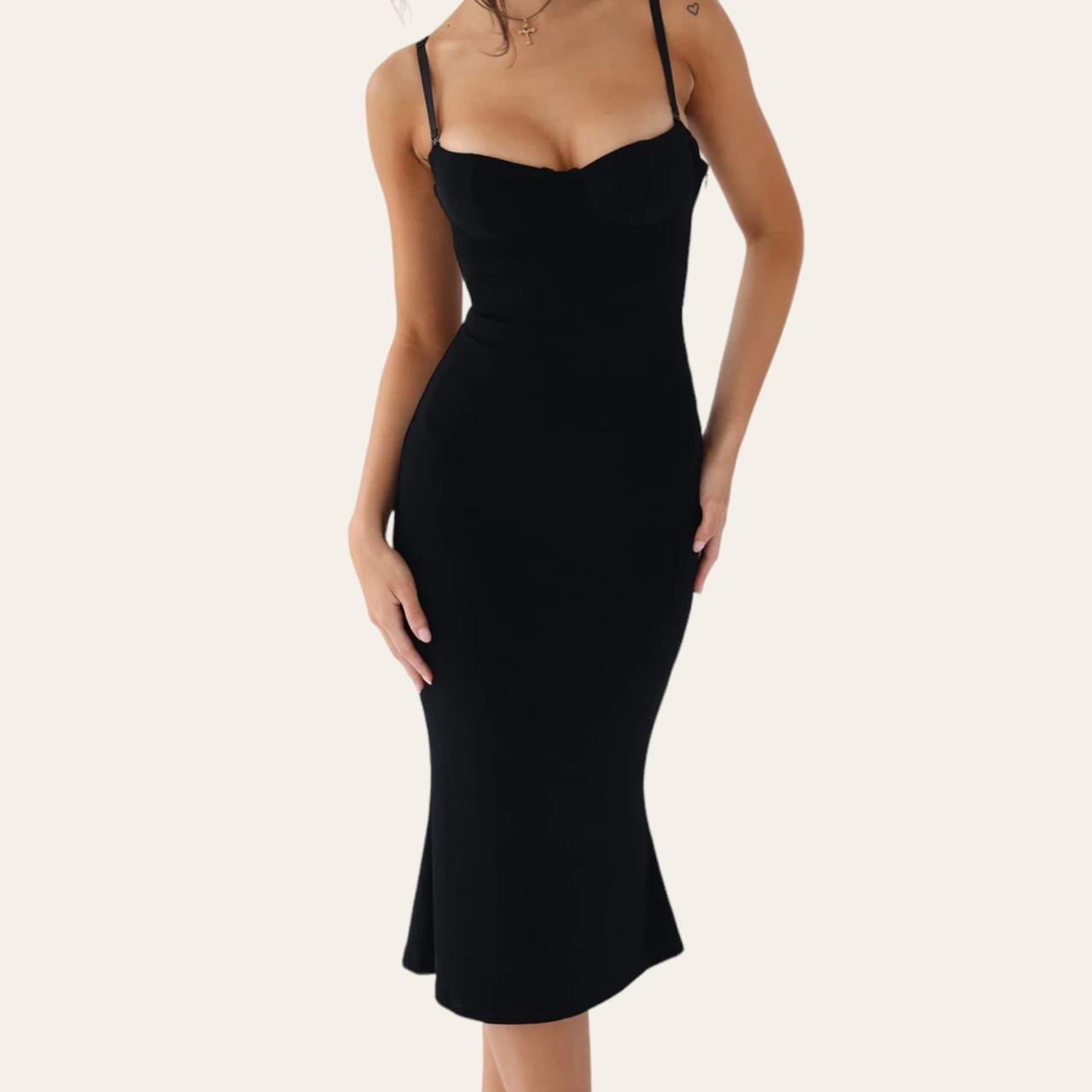 Mirror Palais Women's Black Dress | Depop