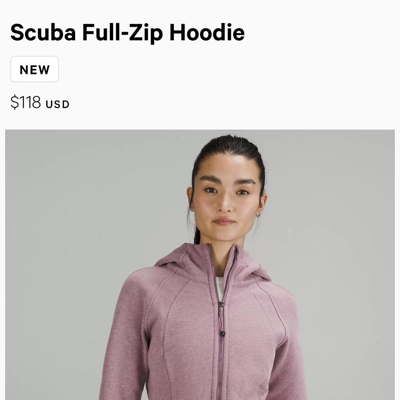 Lululemon size 6 Scuba Hoodie Brand new Worn once - Depop