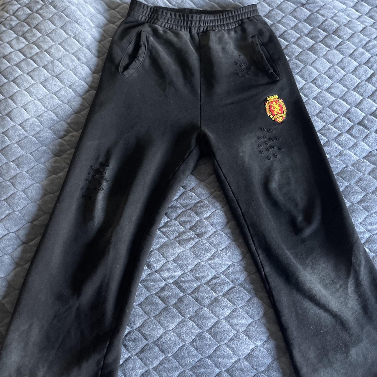 Balenciaga Distressed Skater Sweats Worn Twice Fit Depop