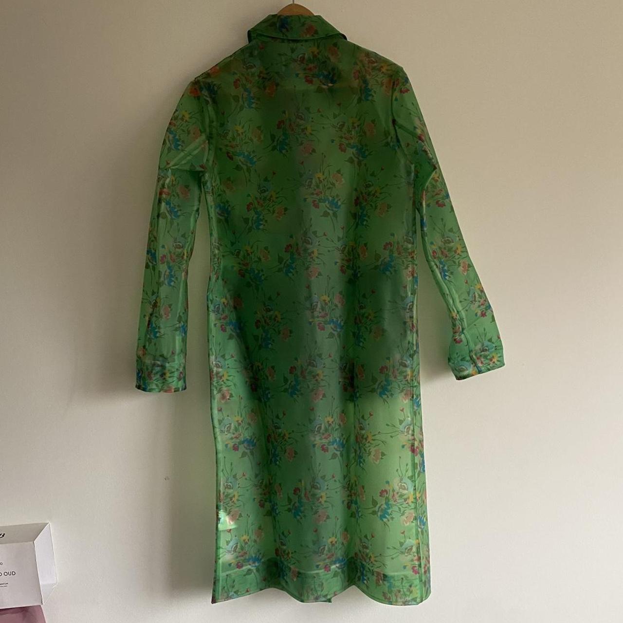 Christopher Kane Floral Embellished Raincoat. RRP... - Depop