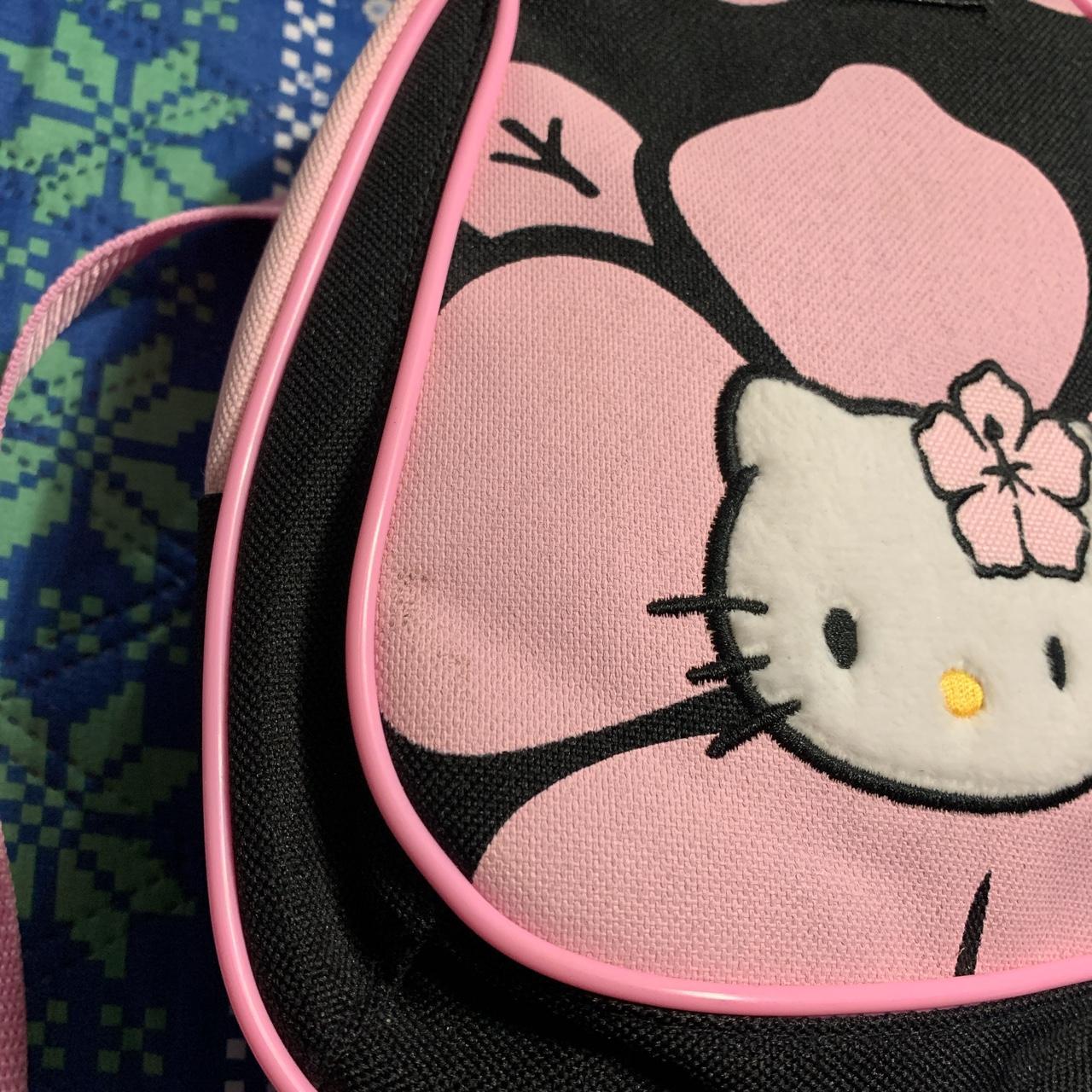 Hello Kitty Women's Pink and Black Bag | Depop