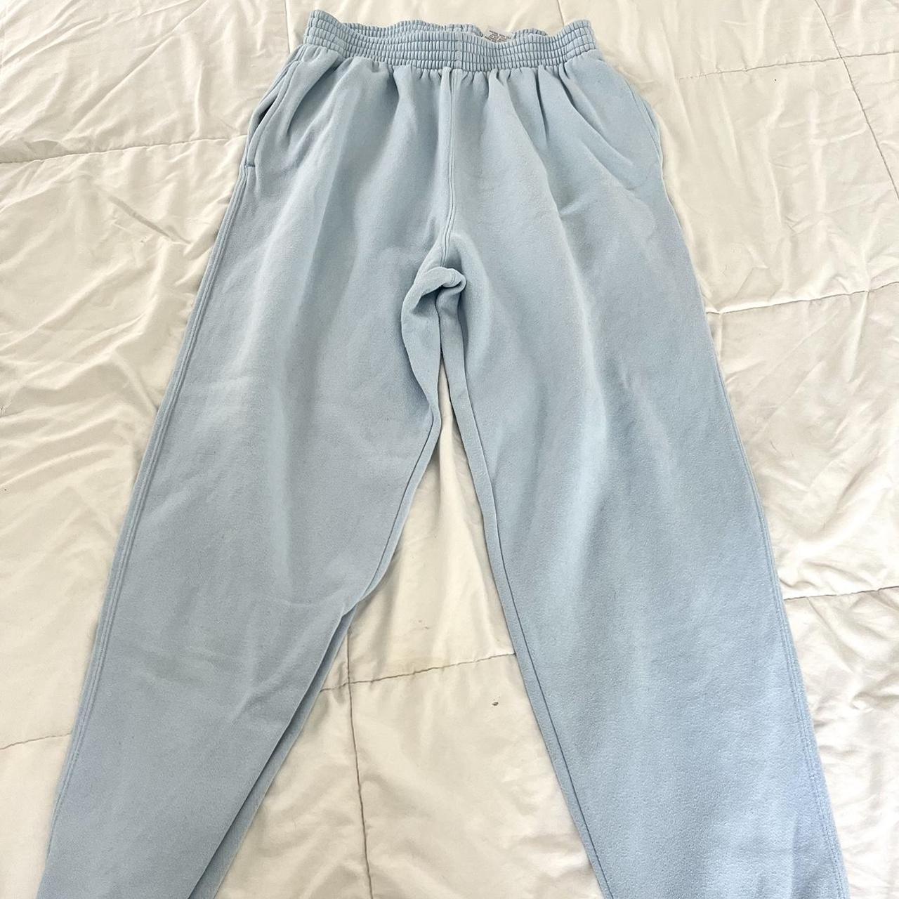 Baby blue sweatpants These sweatpants have pockets... Depop
