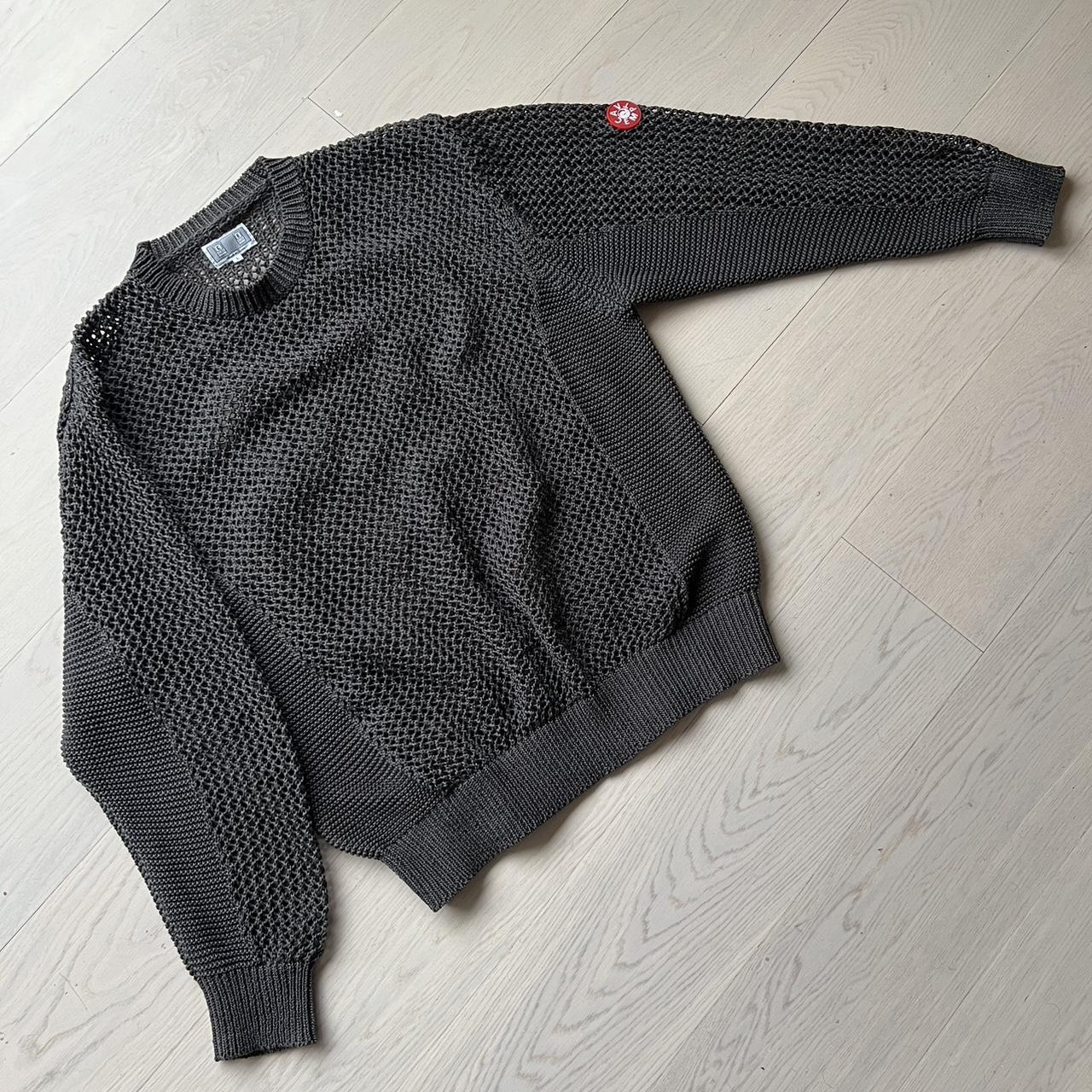 GQ1826◇C.E. : SIDE RIB LOOSE NET KNIT◇M◇ Cav Empt Side Rib Loose Net Knit Sweater in Blue for Men | Lyst