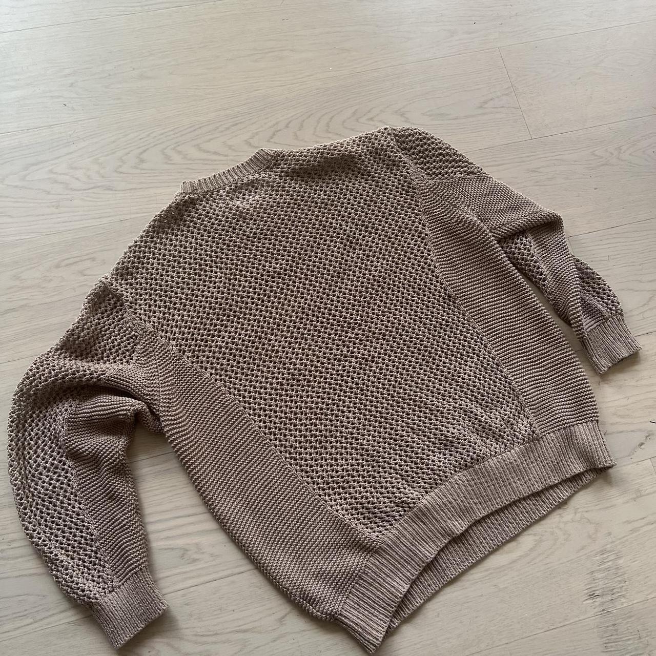 CE. Cav Empt side rib loose net knit jumper charcoal | Depop