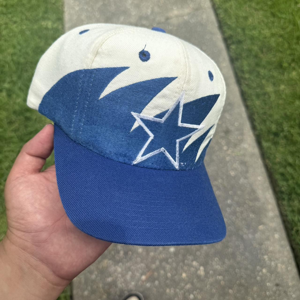 Vintage Dallas Cowboys logo athletic sharktooth... - Depop