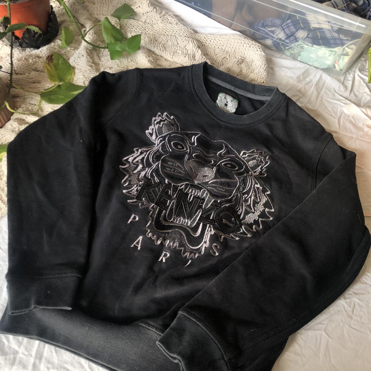 Kenzo sweatshirt black on sale tiger