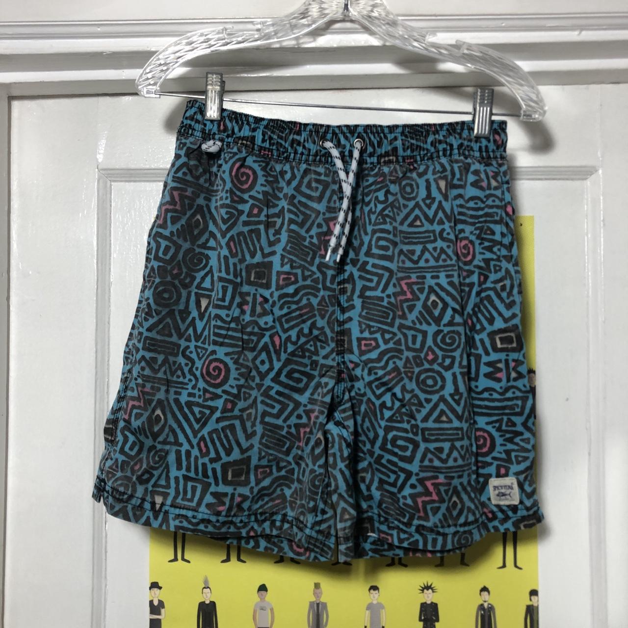 Patterned Swim Trunks by Spicy Tuna Made in China. ... - Depop