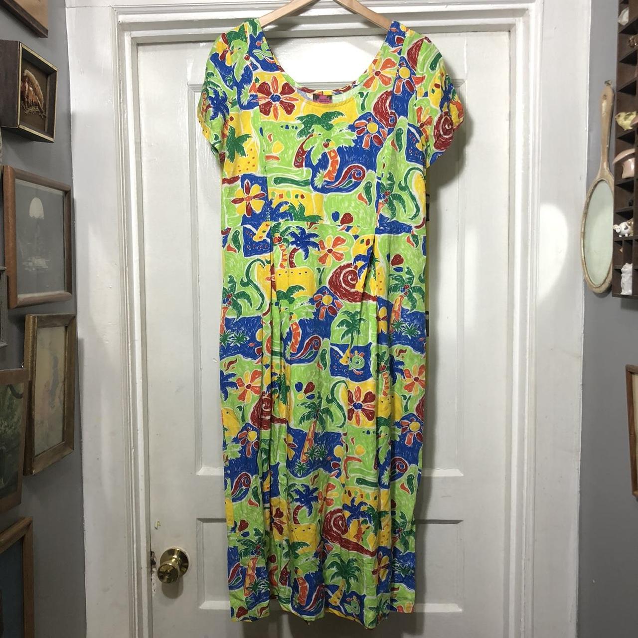 LILLY PULITZER Blue Beach Theme Prints Spaghetti Strap Deep V Dress Sz 2 |  eBay