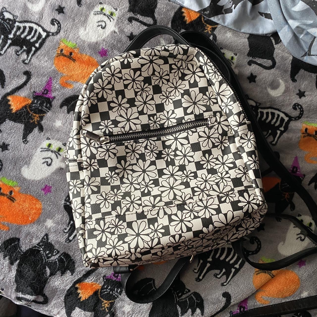 Wild Fable backpack with pencil pouch Checkered - Depop