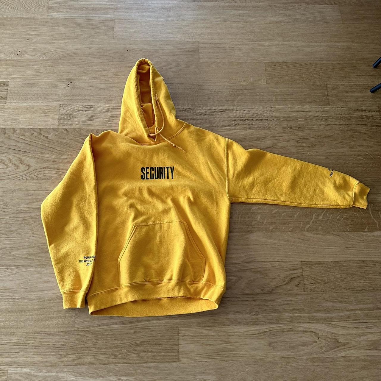 Purpose tour yellow hoodie online