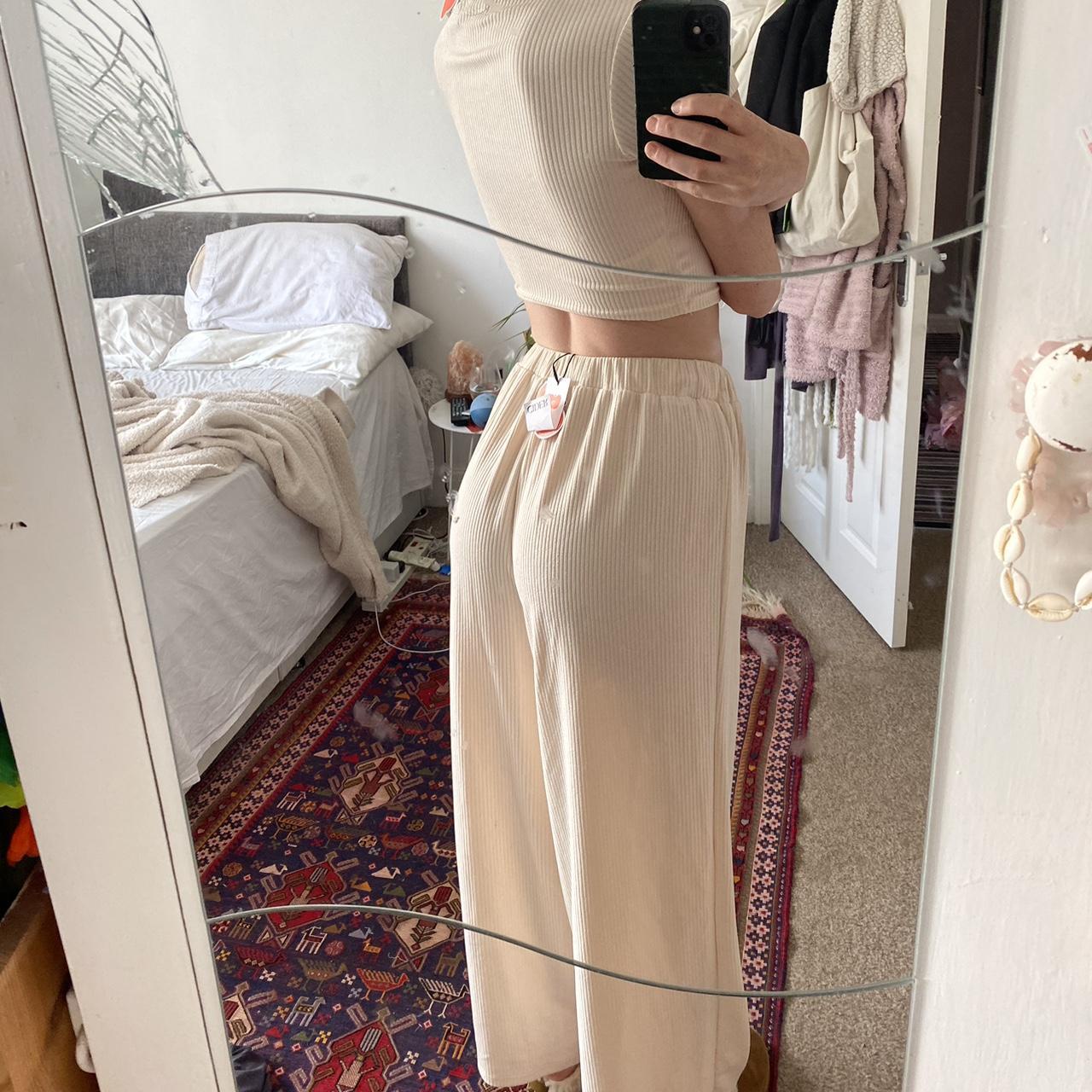 cider beige co ord super comfy size small... - Depop