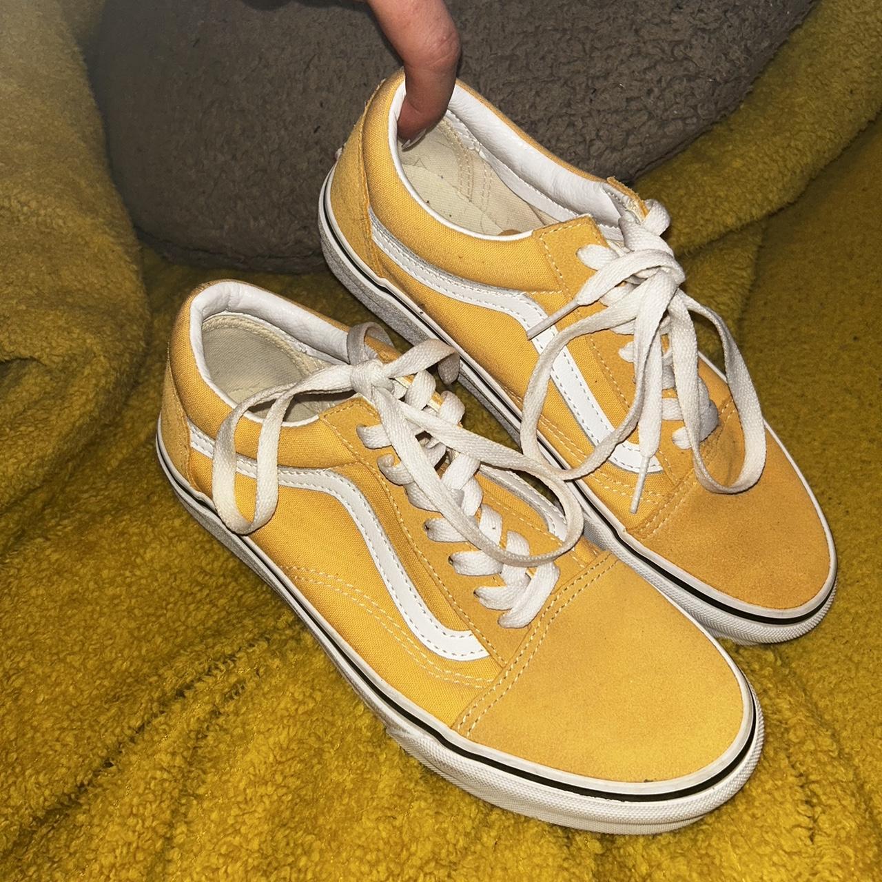 Mustard yellow discount vans womens