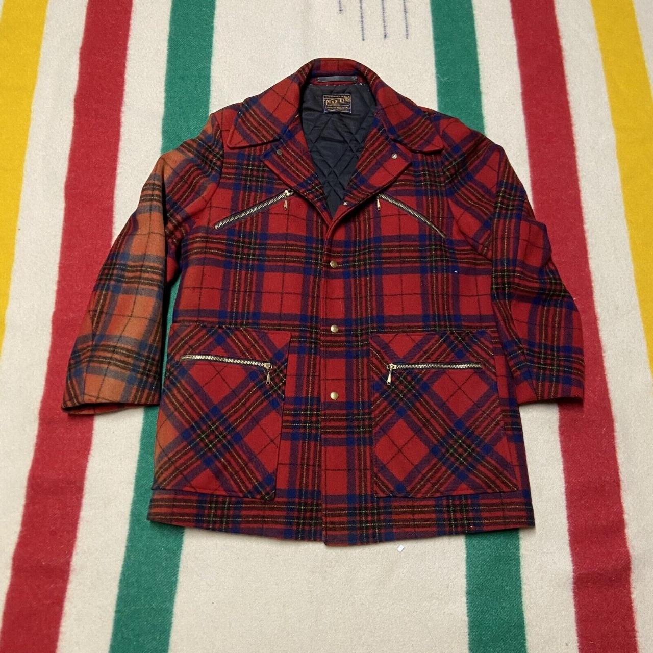 Vintage Pendleton Plaid Wool Jacket , Mackinaw...