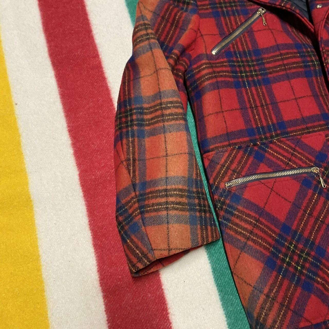 Vintage Pendleton Plaid Wool Jacket Mackinaw... - Depop