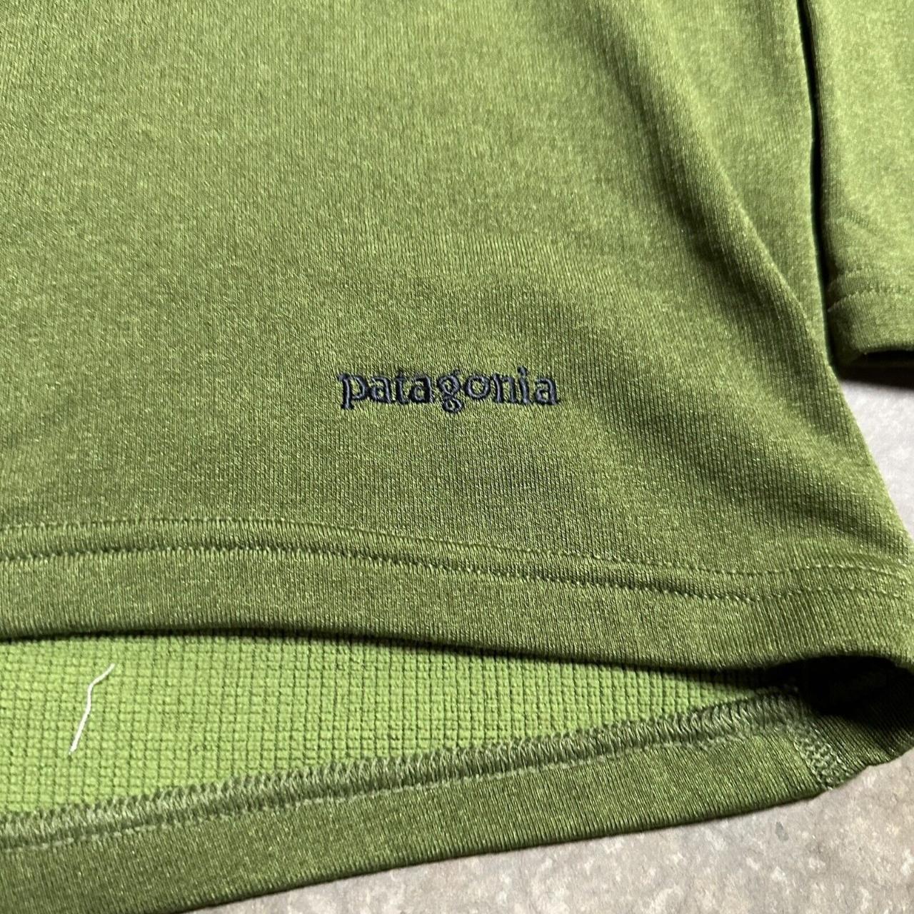 Vintage Patagonia Fleece Jacket Green R.5 Top... - Depop