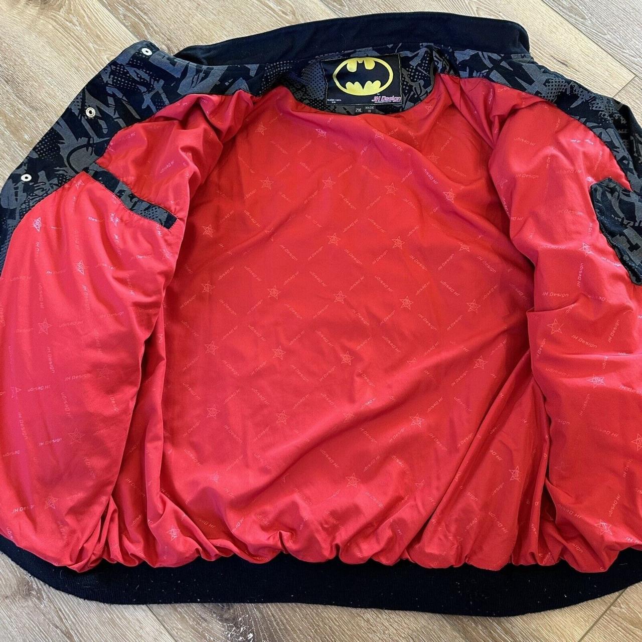 Vintage Batman Nascar Jacket Graffiti Prints Size... - Depop