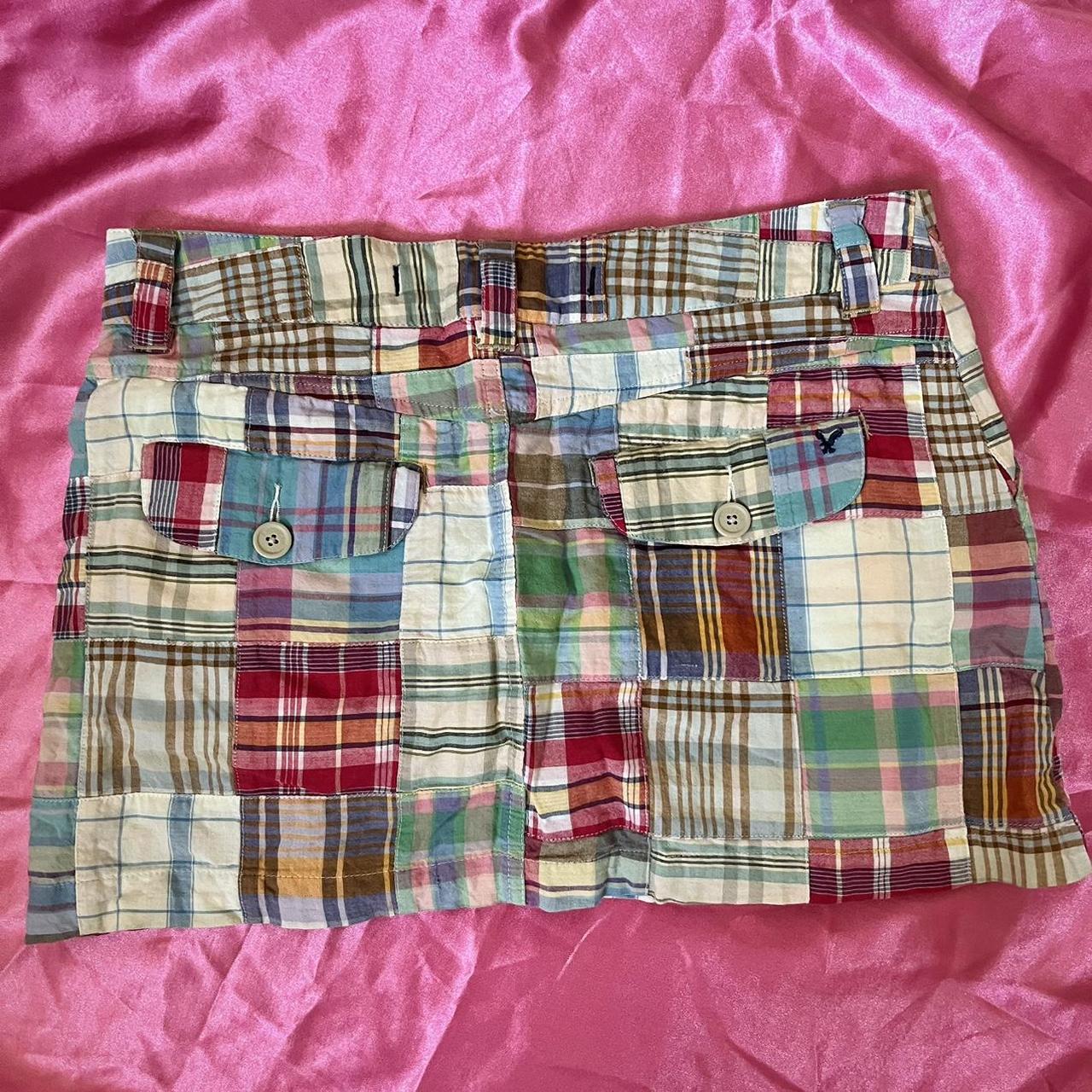 vintage american eagle low rise micro mini skirt 🦅... - Depop