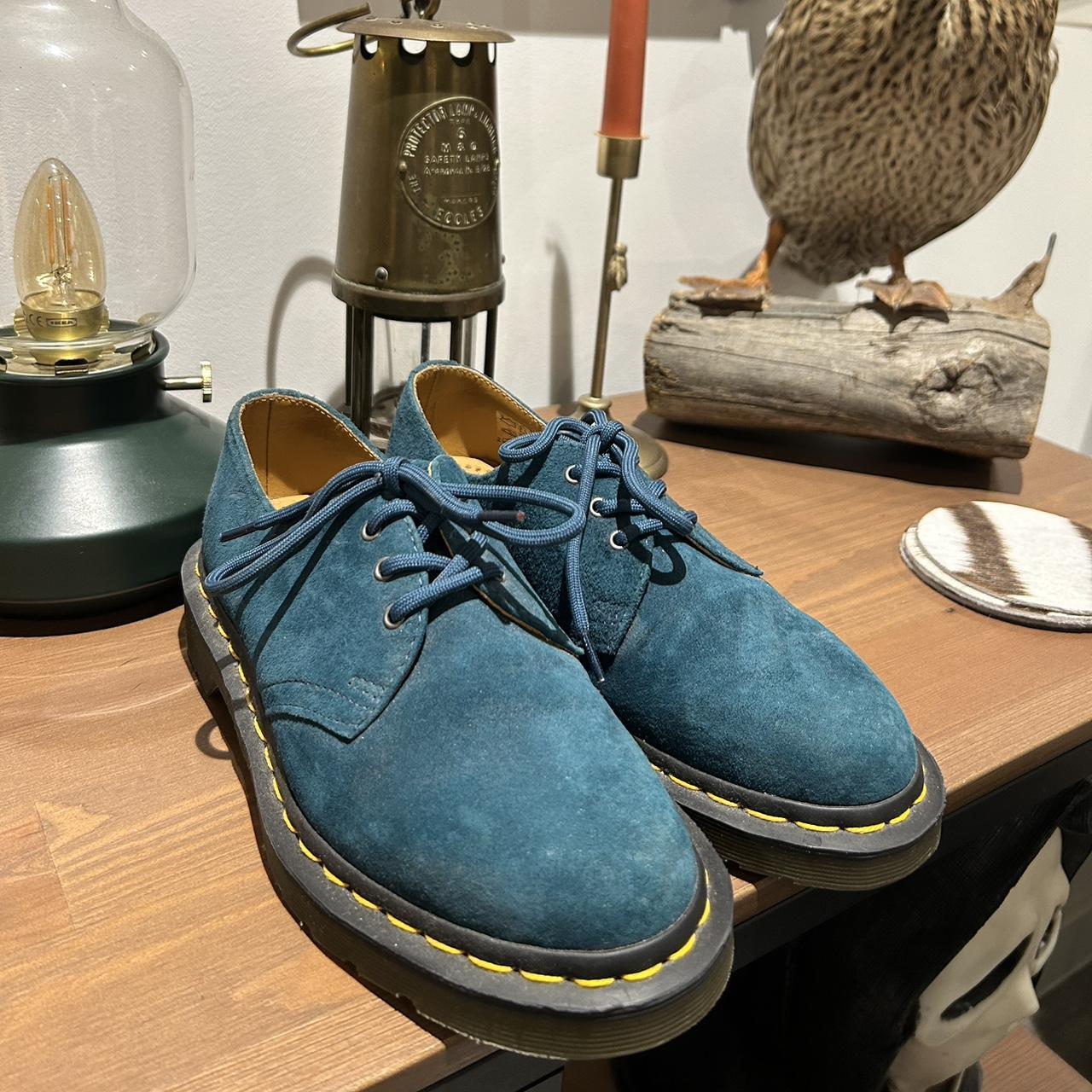 Dr Martens blue suede shoes😍 So gorgeous and comfy,... - Depop