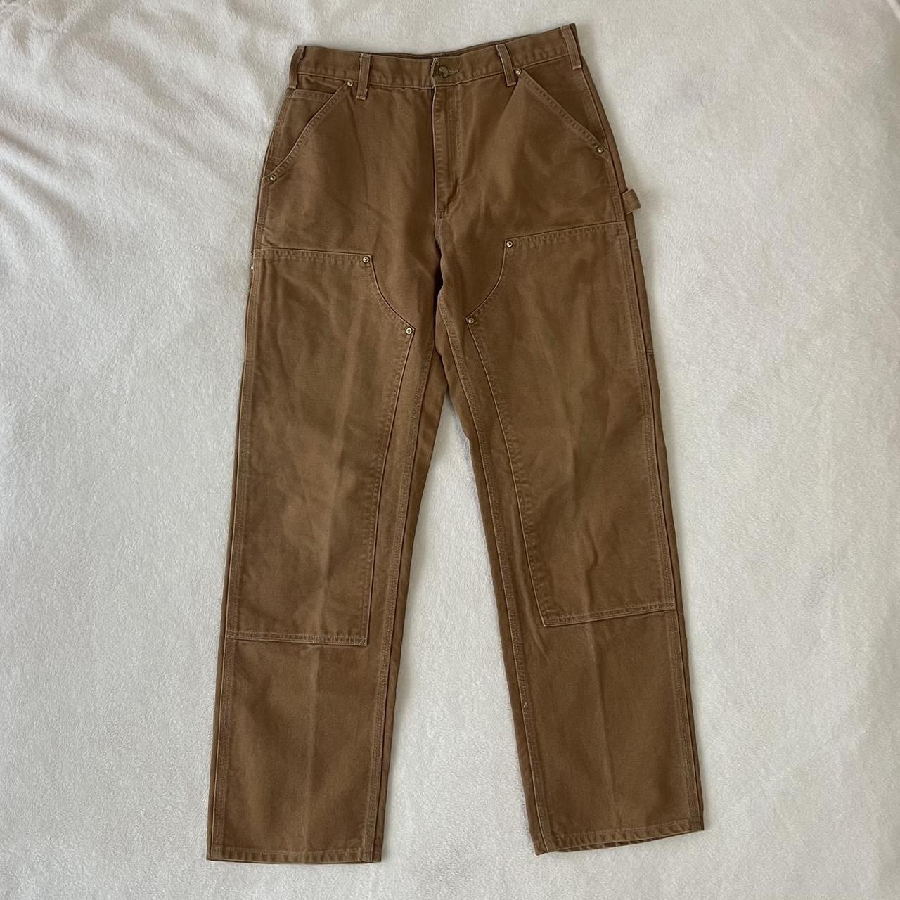 Carhartt pants made in usa double knee Mens size - Depop