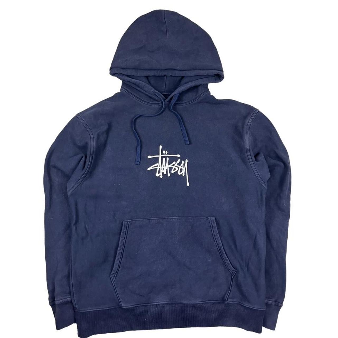 Stussy on sale navy hoodie