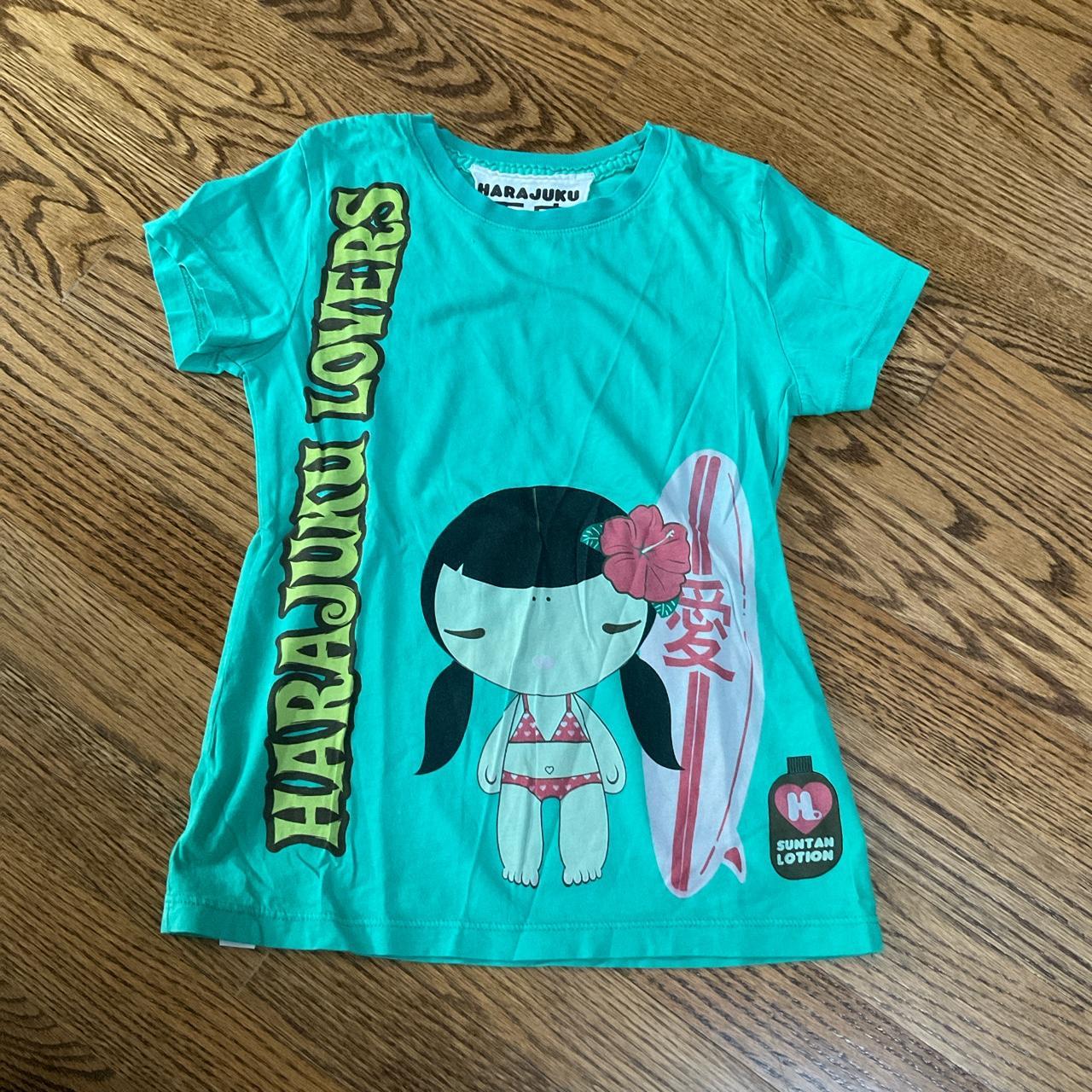 Harajuku Lovers T Shirt Size: XS/S - Depop