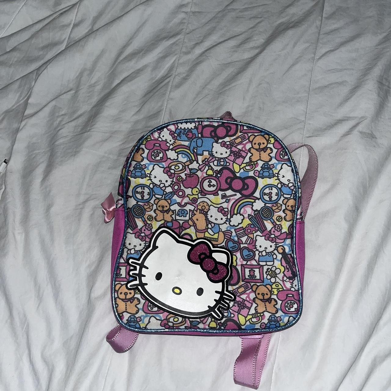 Sanrio Hello Kitty Backpack For School Student Large Capacity Soft Girl  Cute Campus Schoolbag Women Travel Storage Bag Organizer