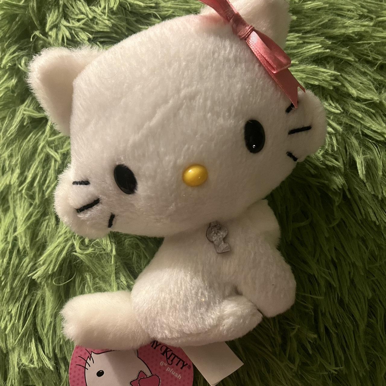 Pink and White Stuffed-animals | Depop