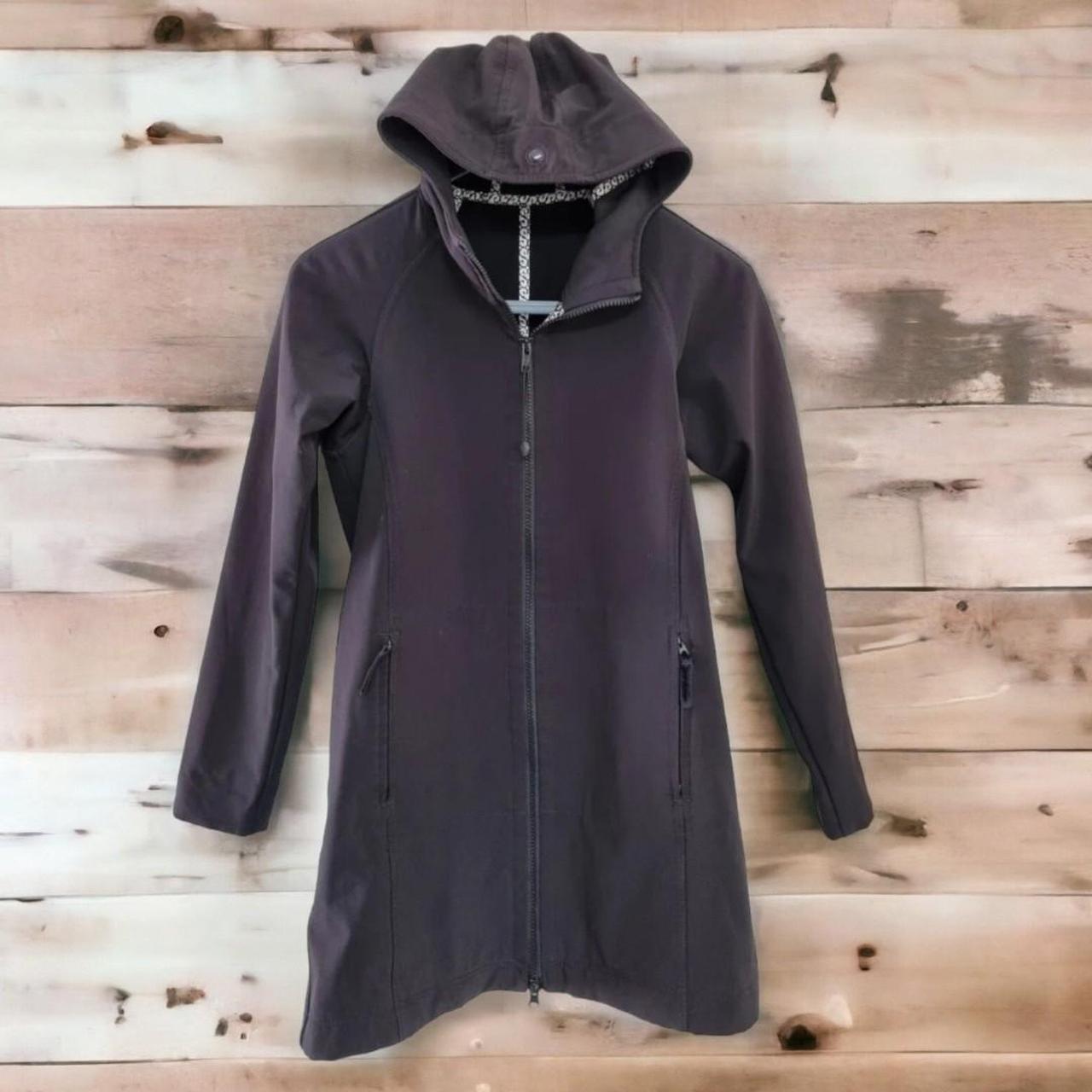 Lululemon Black Waterproof Jacket Size xs 16"... Depop