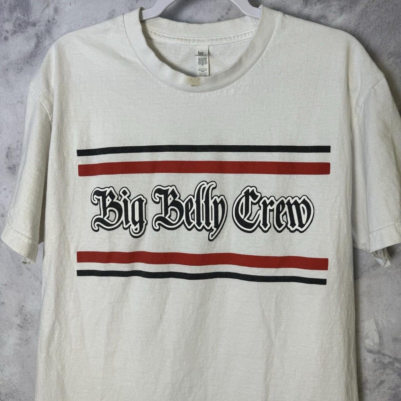 Big Belly Crew T Shirt Mens L White Short Sleeve ⚠️ - Depop