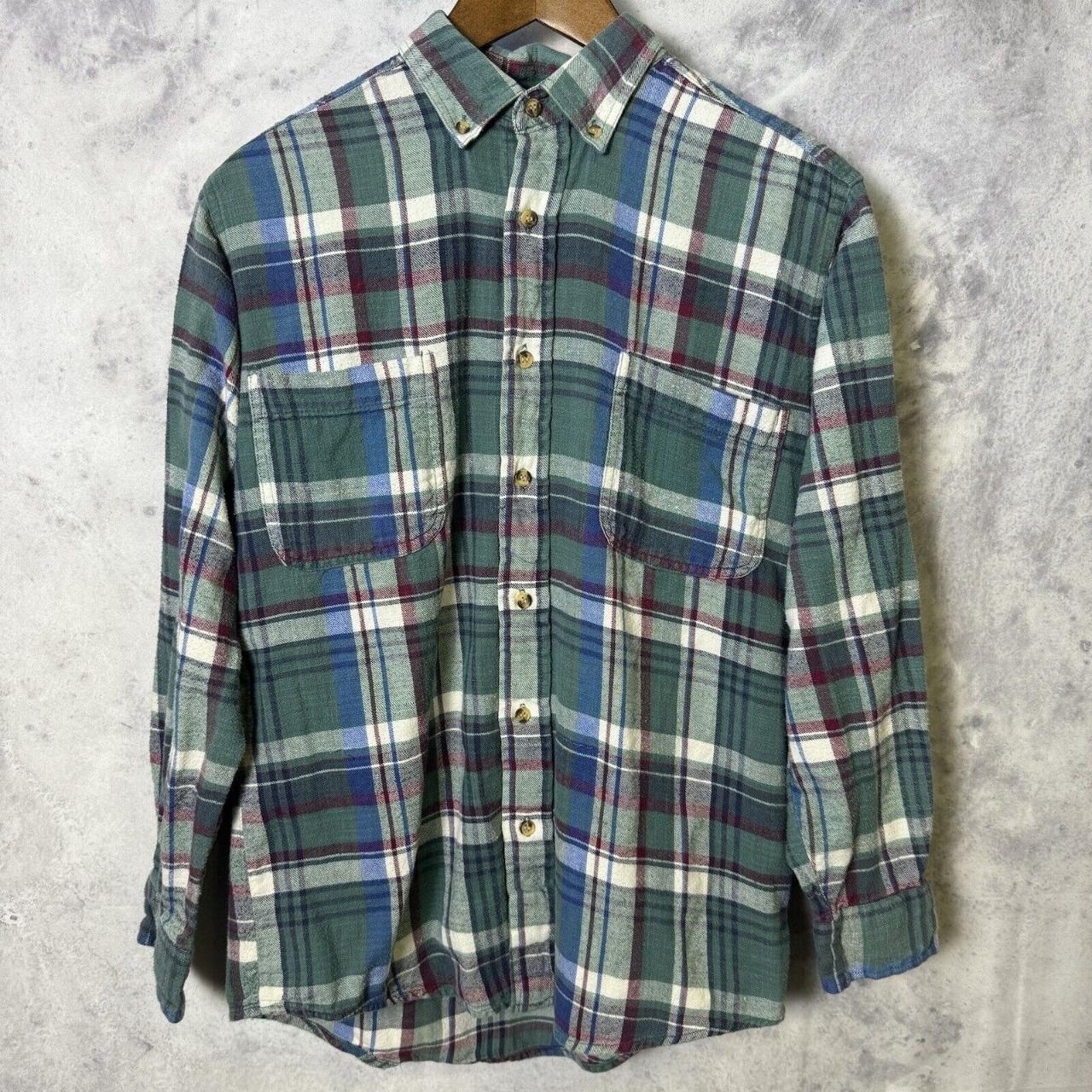 Vintage McGregor Flannel Button Up Shirt Mens Medium... - Depop