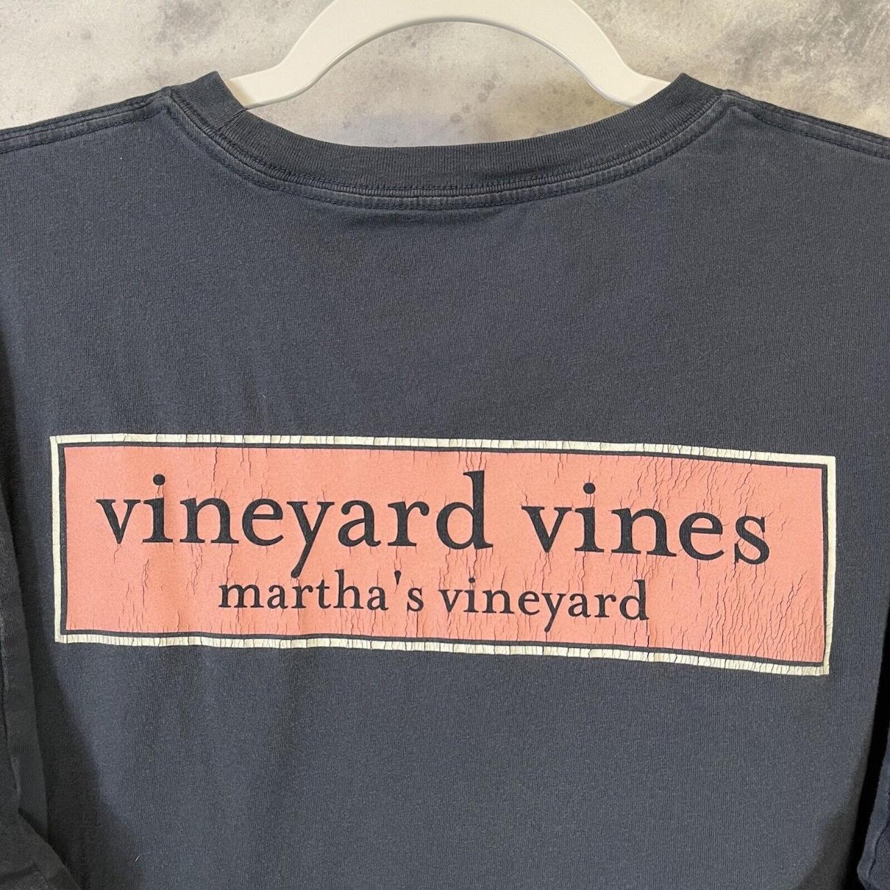 Martha's Vineyard Vines T Shirt Long Sleeve Blue - Depop