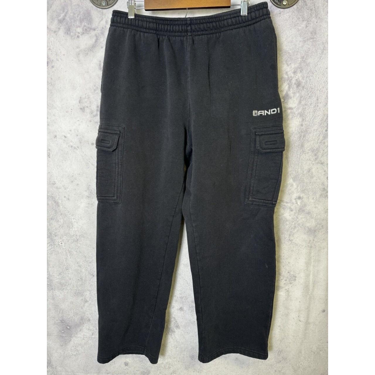 AND1 Sweatpants Black Cargo Mens 34 Lounge Leisure. Depop