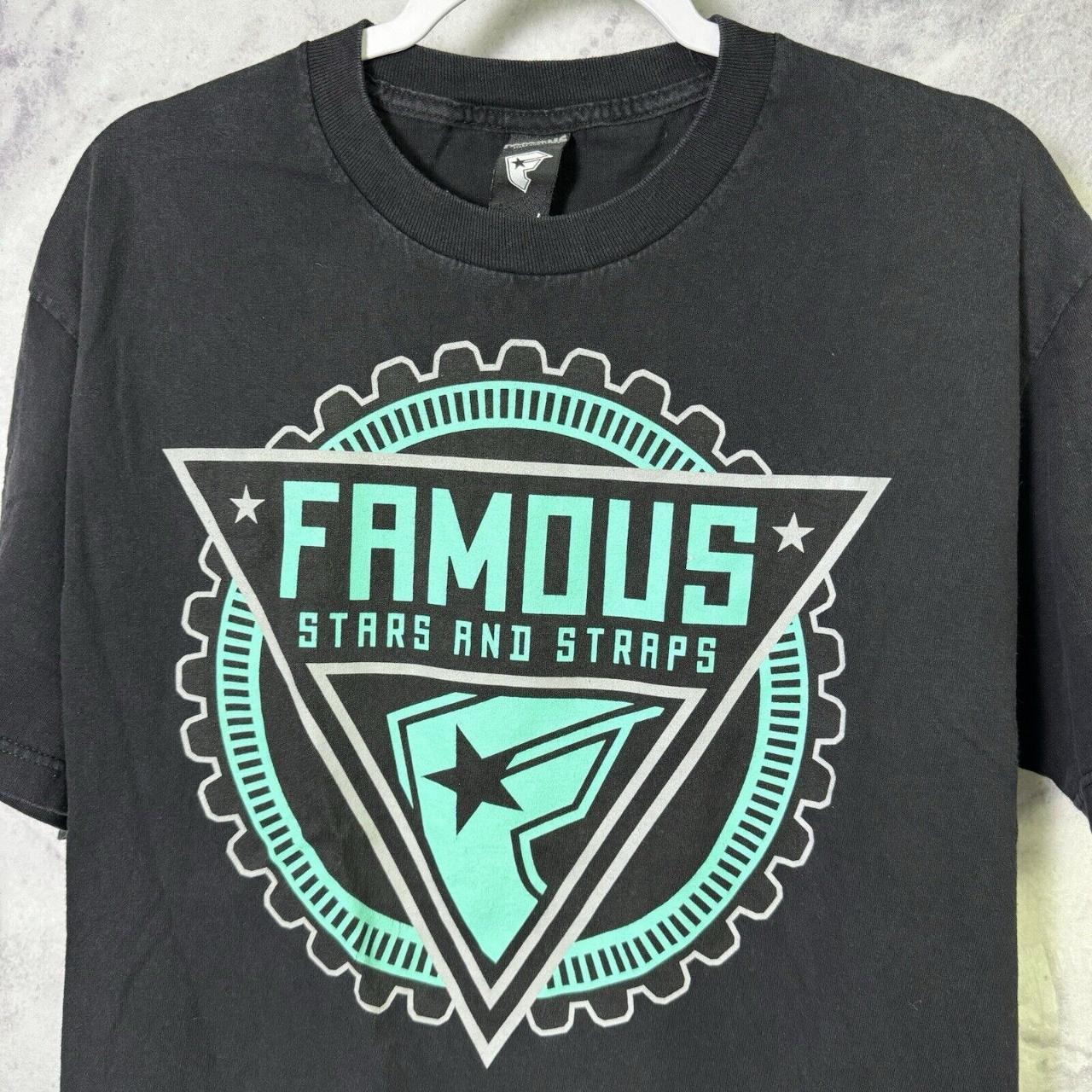 Famous Stars & Straps T Shirt Mens Large Black Short | Depop