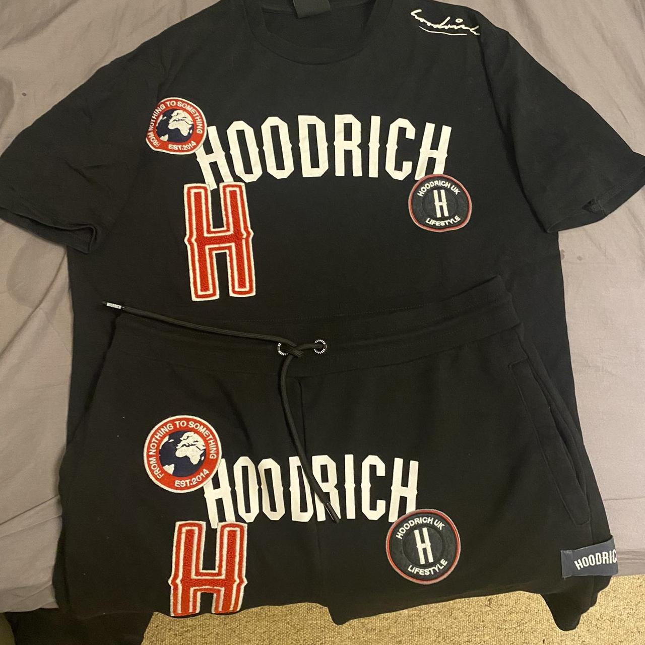 Hoodrich Men's Black and Red T-shirt | Depop