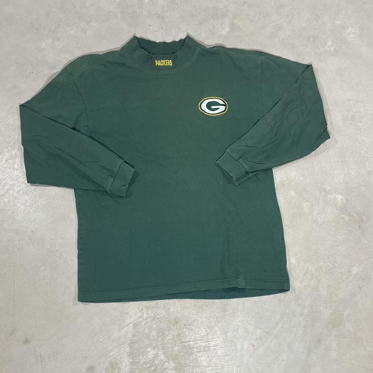 Buy the Mens Yellow Green Bay Packers Short Sleeve Crew Neck