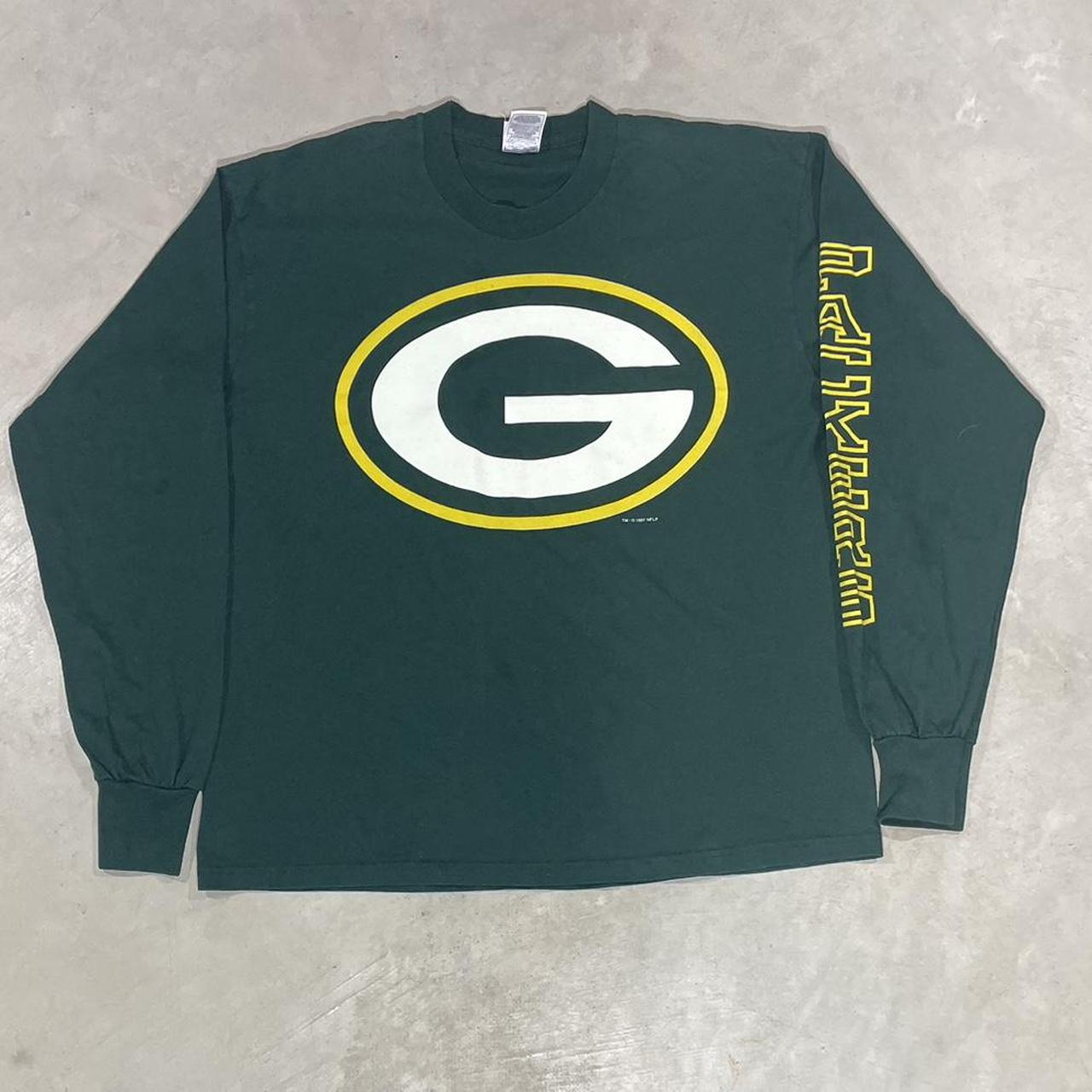 Vintage Green Bay Packers NFL Football polo shirt. - Depop