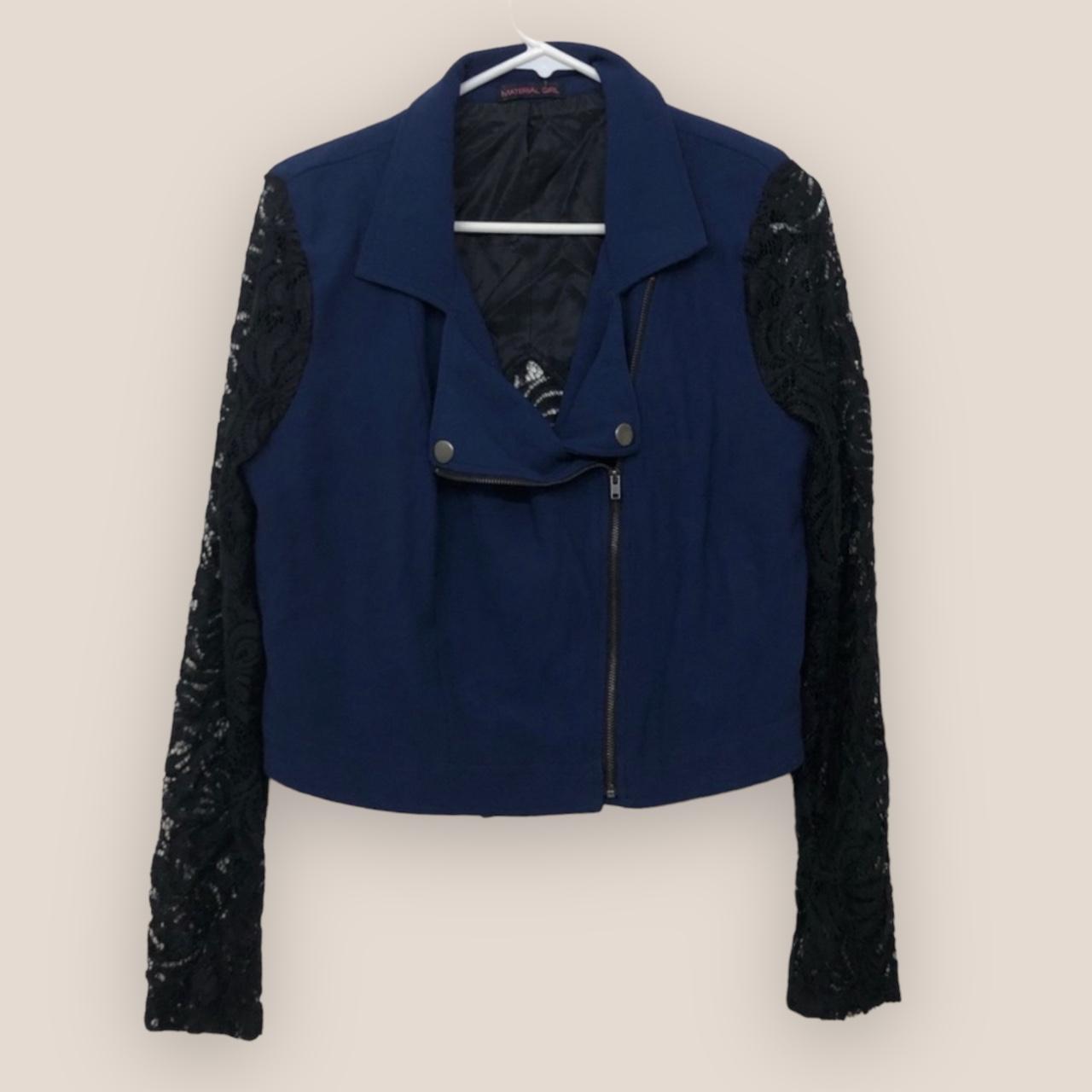 Material shop girl jacket