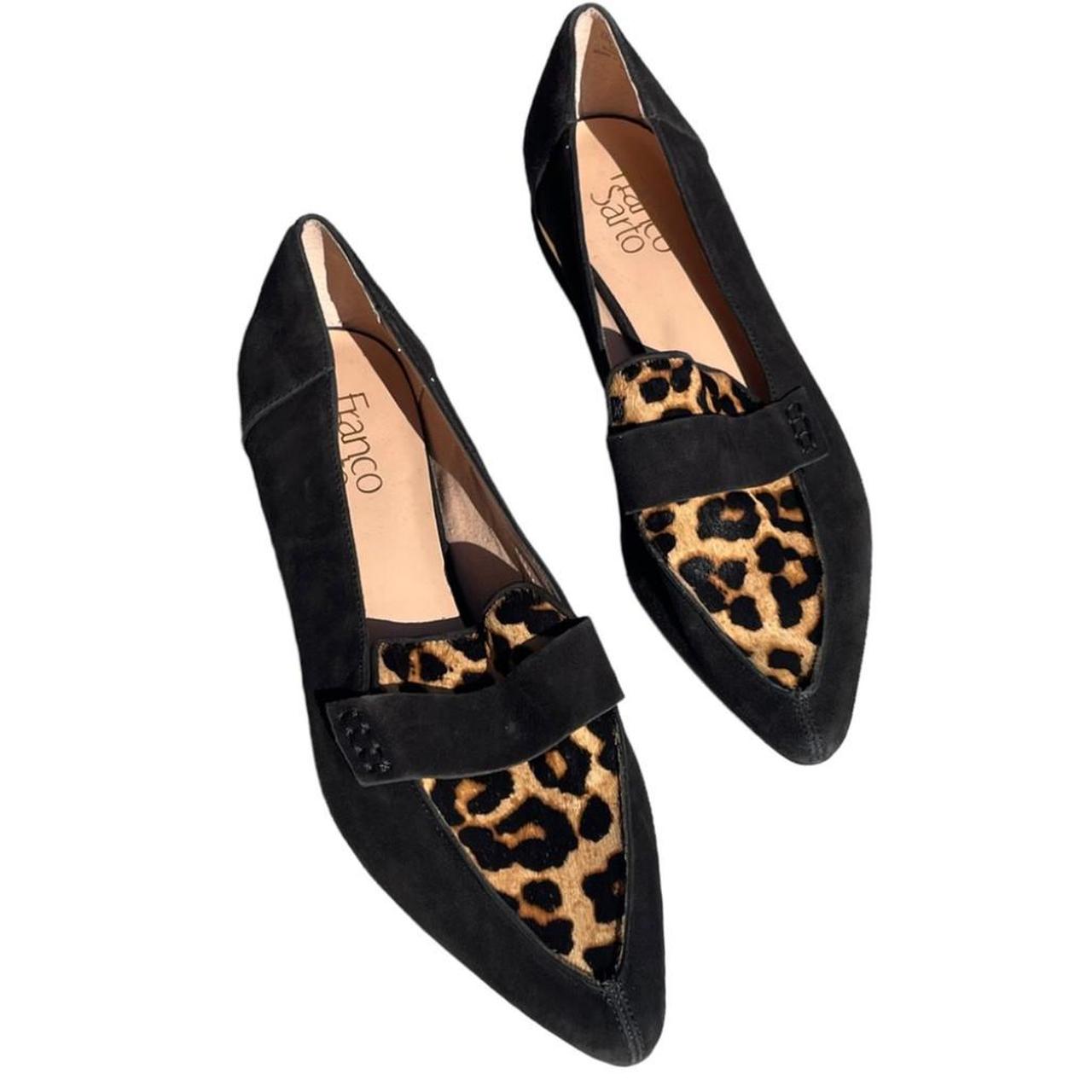 Franco sarto sales cheetah loafers