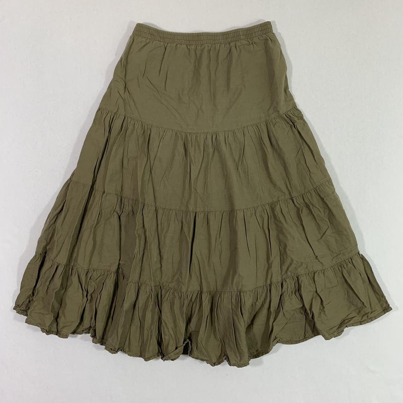 Derek Heart Women's Green Skirt | Depop