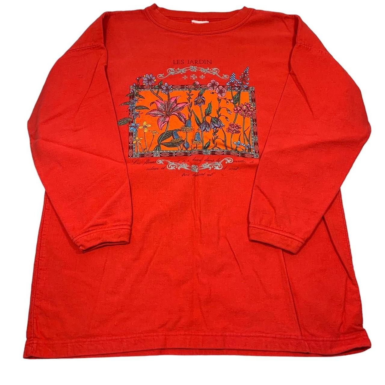 Bright red online sweatshirt