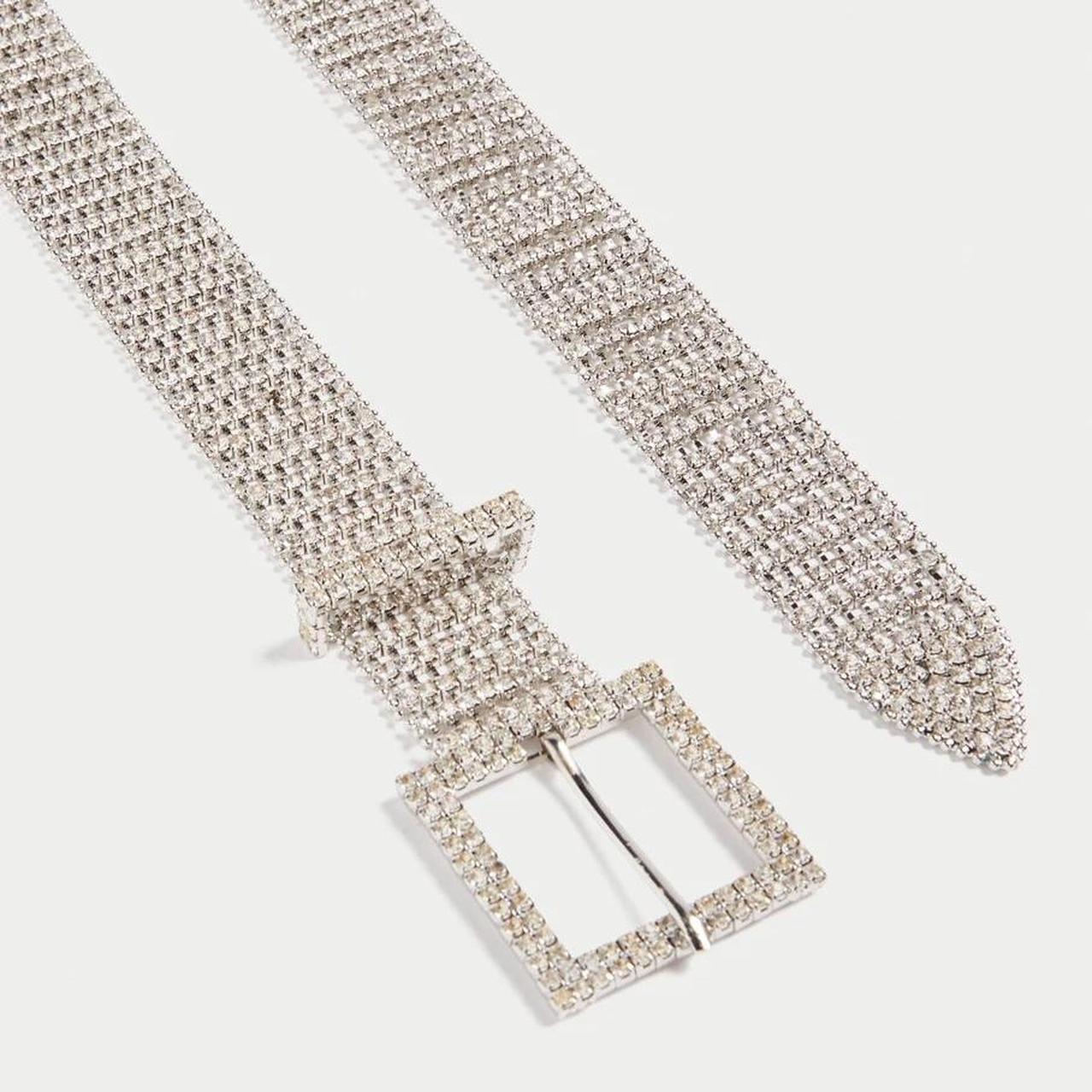 sportsgirl billie rhinestone belt size 3XS